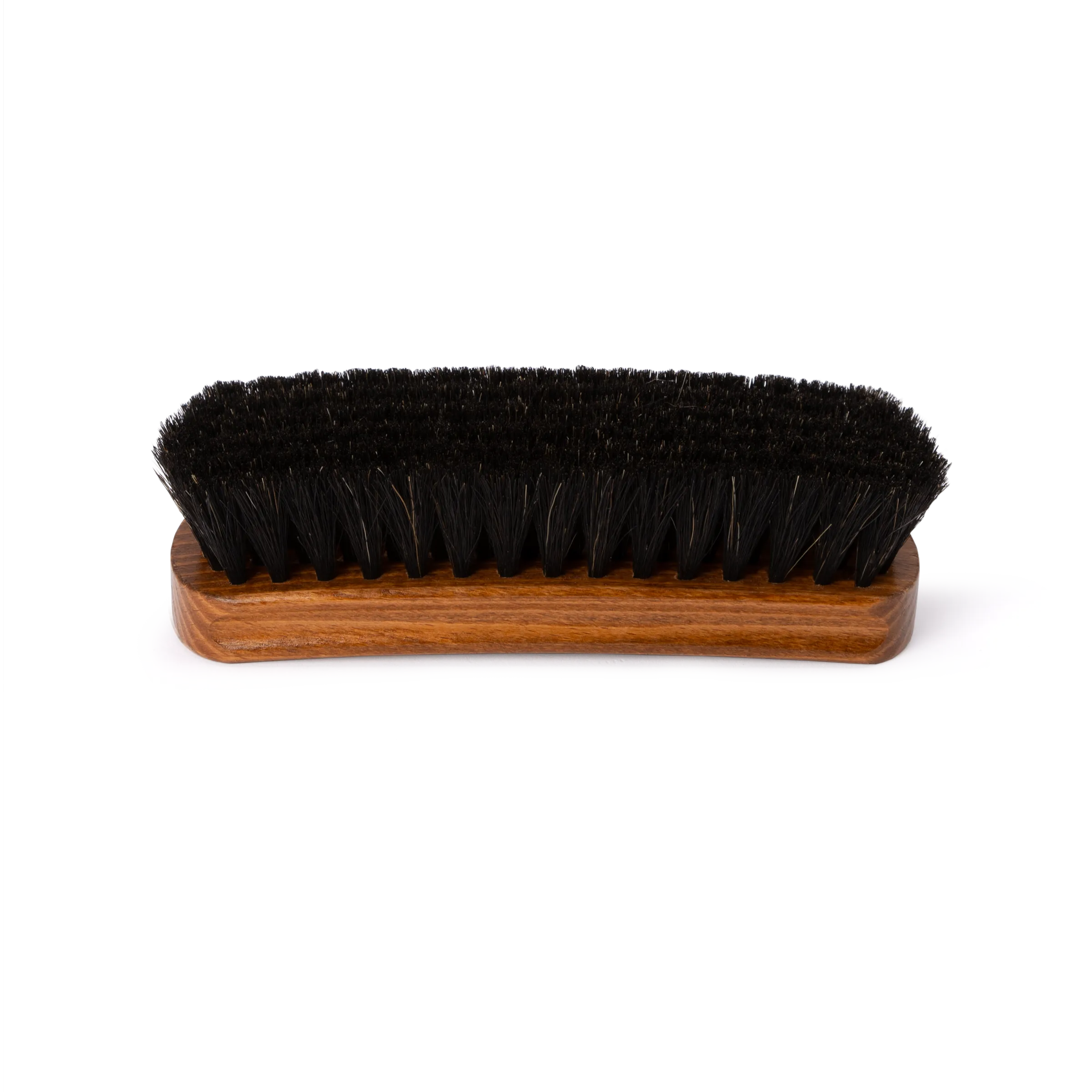 6 Inch 100% Horsehair Shine Brush - Black