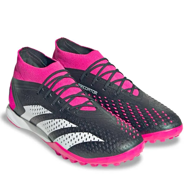 adidas Predator Accuracy.1 Turf Soccer Shoes (Core Black/Team Shock Pink)