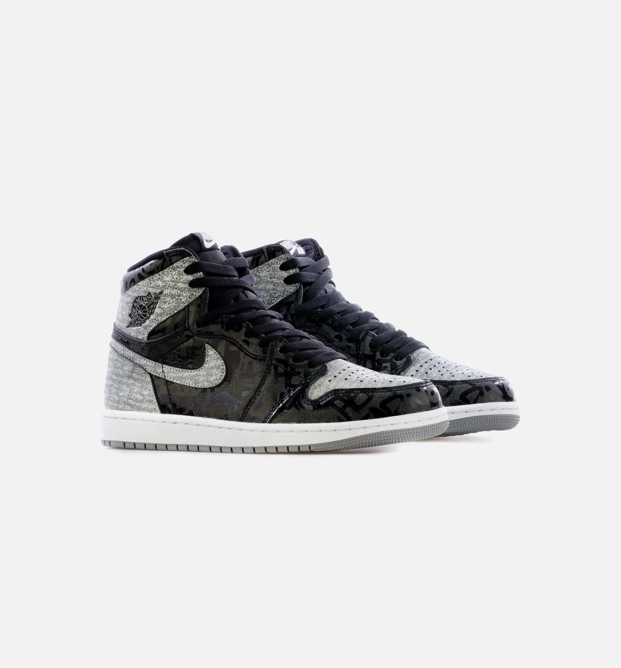 Air Jordan 1 OG Rebellionaire Mens Lifestyle Shoe - Black/Silver Limit One Per Customer