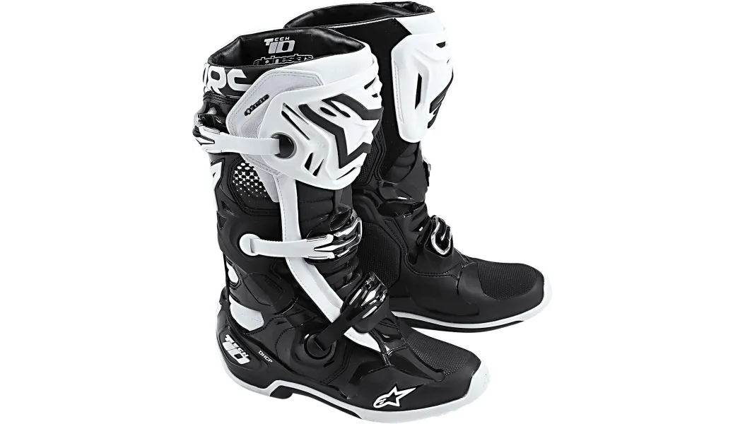 Alpinestars Tech 10 Boots - Black/White