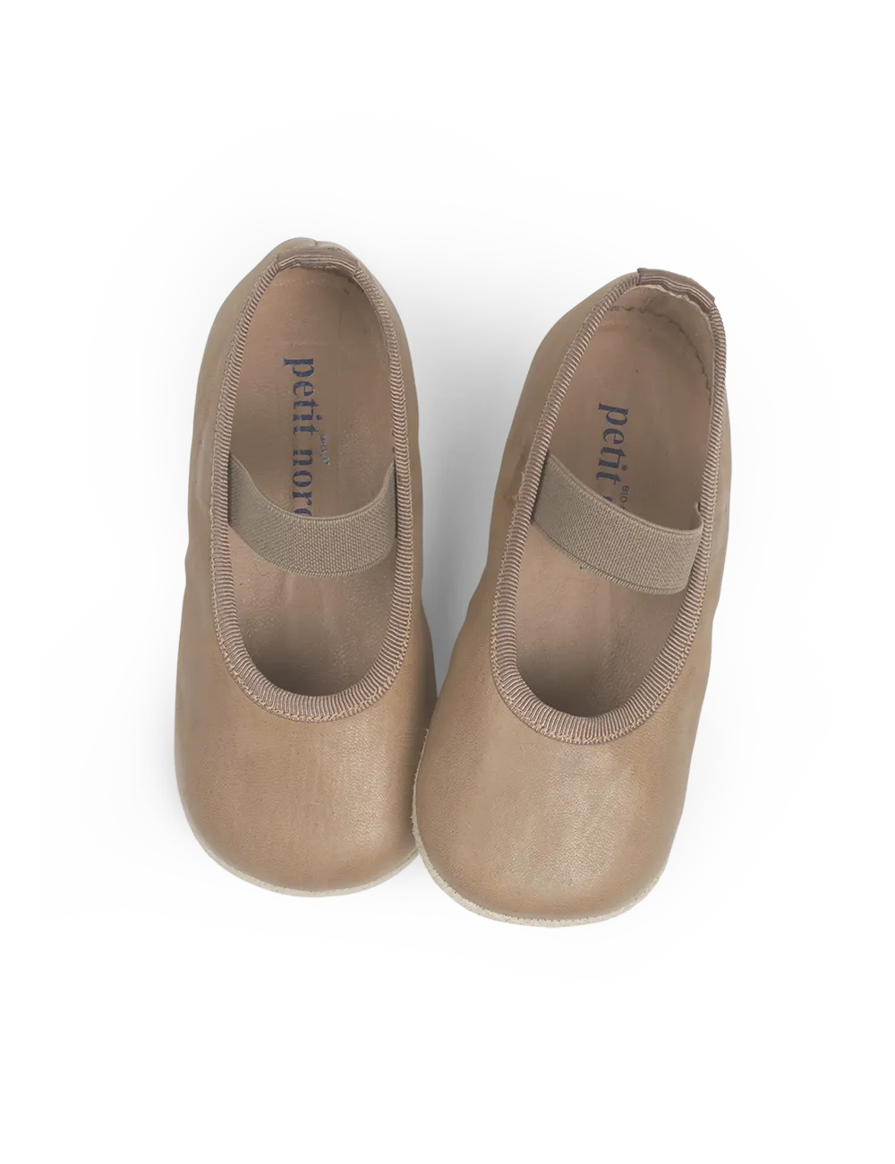 Ballerina Shoe with Elastic - Latte