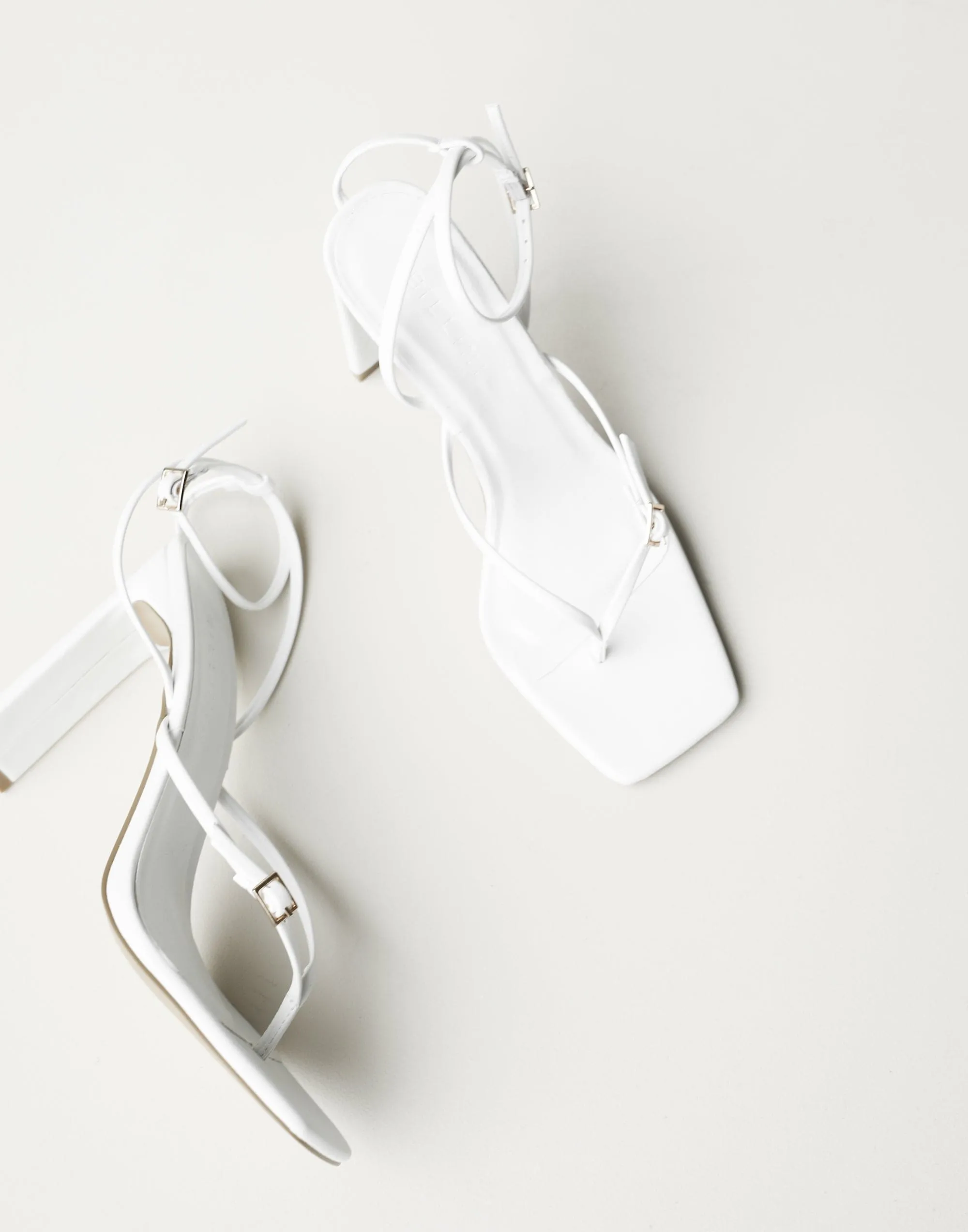 Bria Heels (White) - By Billini