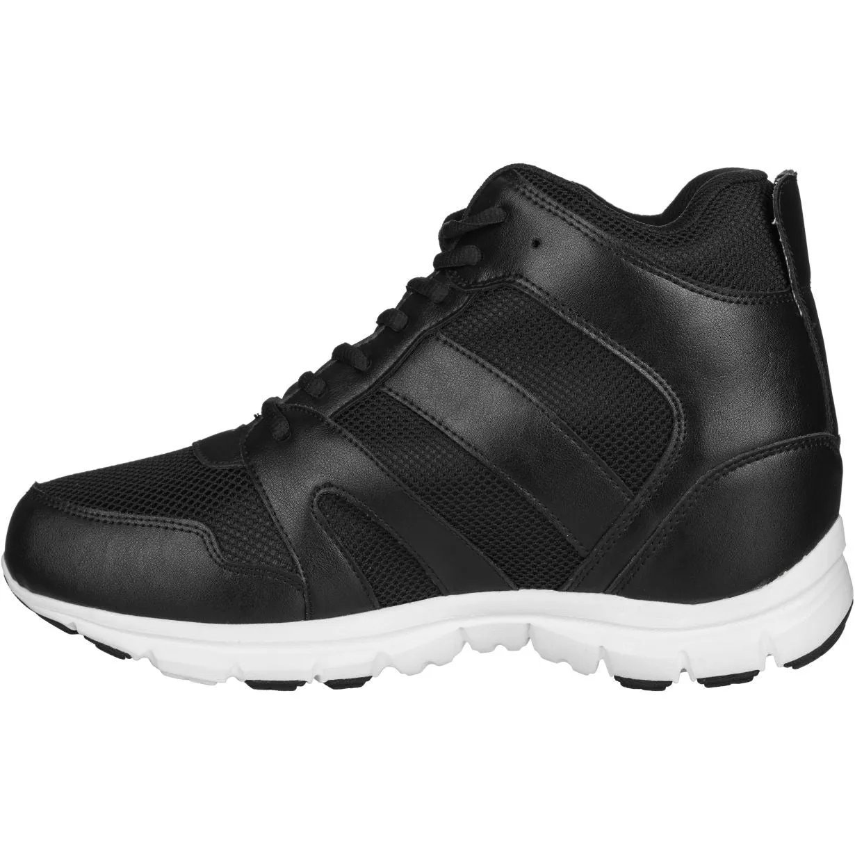 CALTO 4-Inch Taller Men's Black Elevator Sneakers - G3330