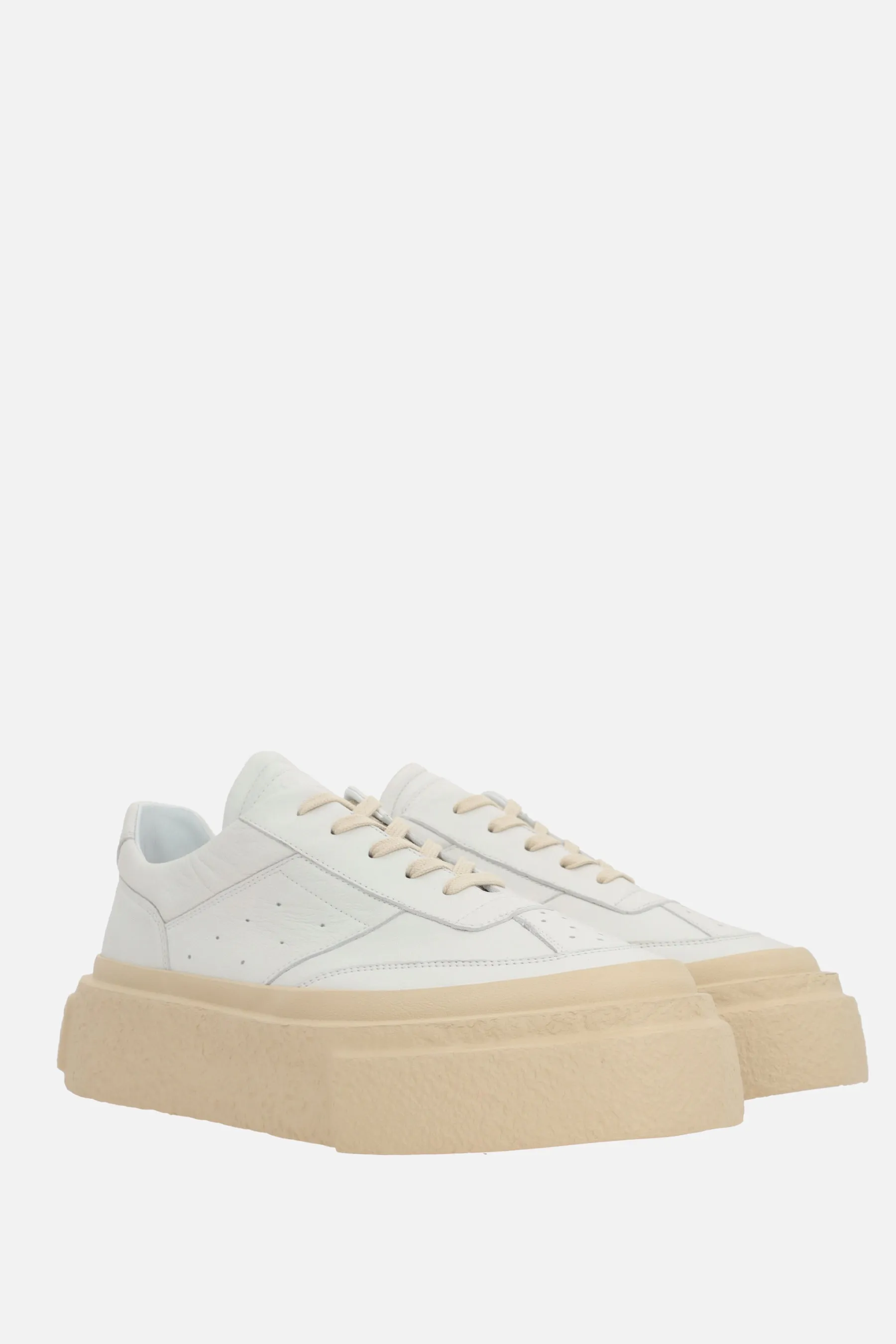 Chunky Gambetta smooth leather flatform sneakers