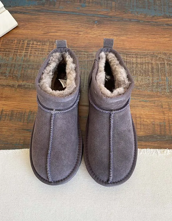 Comfortable Winter Fur Snow Boots