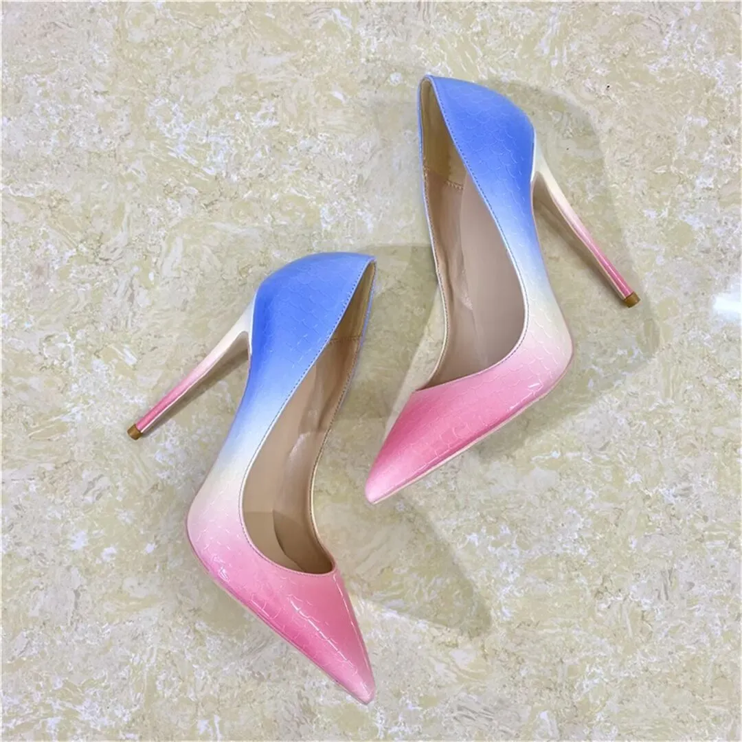 ElegantPointe Microfiber Sky Heels