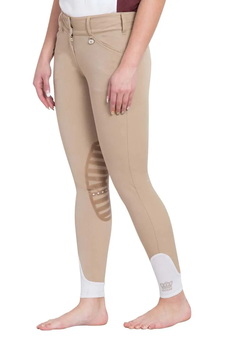 George H Morris Ladies Add Back Silicone Knee Patch Breeches