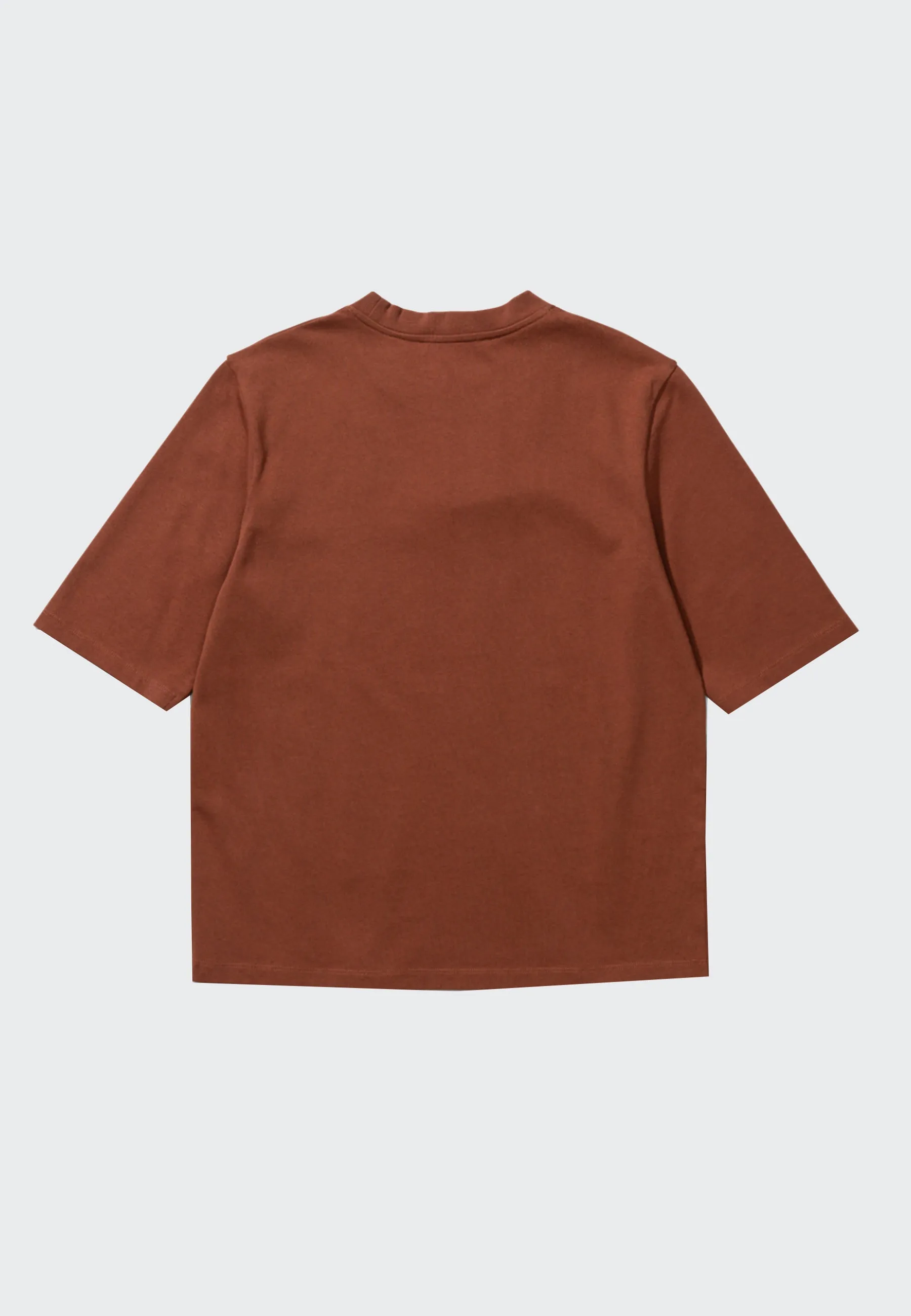 Ginny Heavy Jersey T-Shirt - madder brown