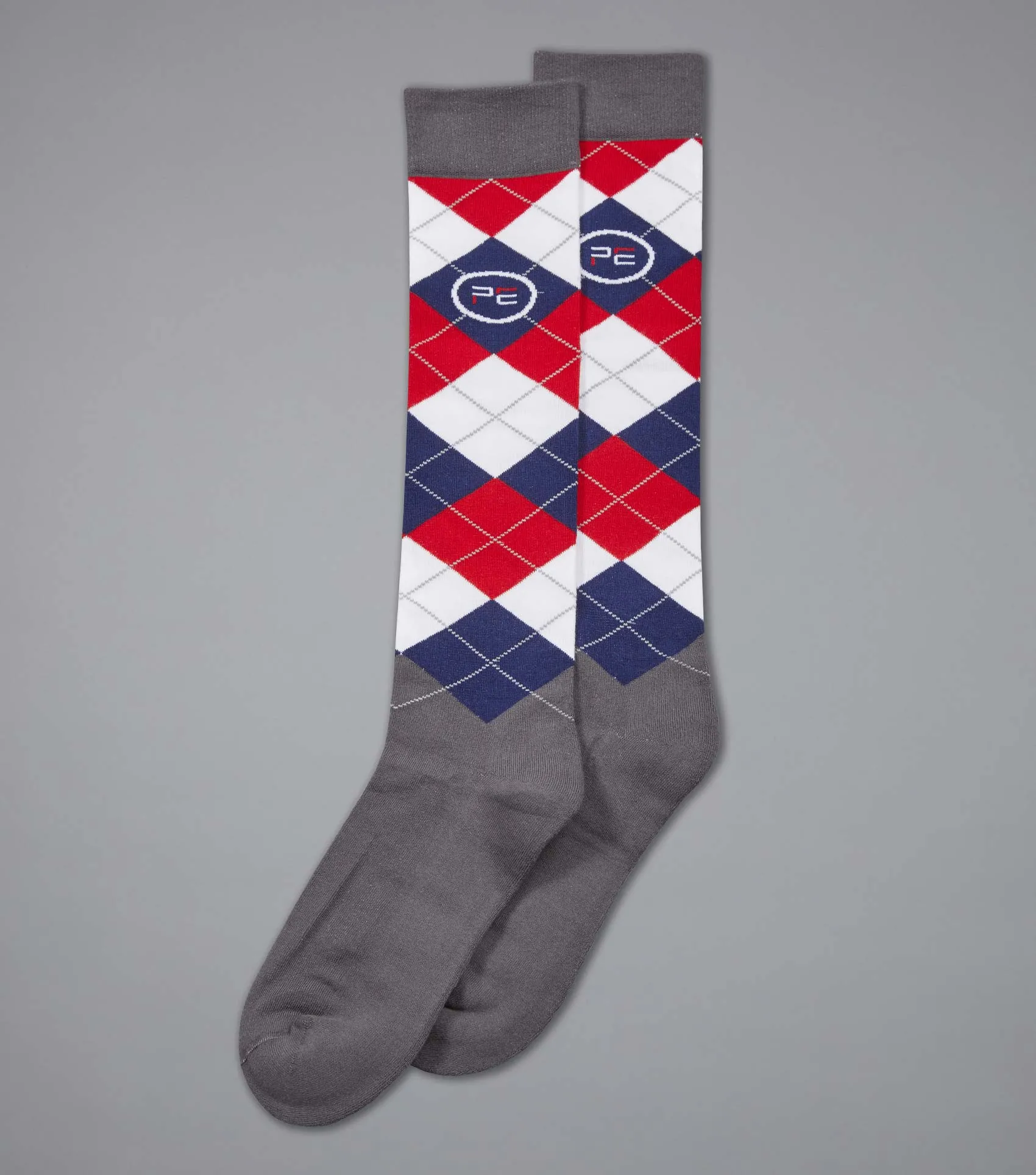 Junior 4 Season Riding Socks (2 Pairs) Classic Check