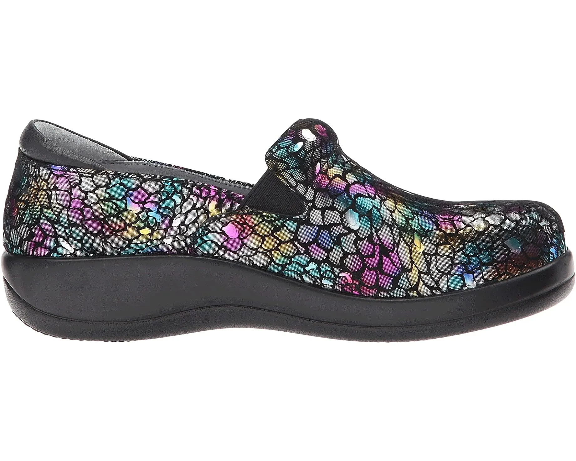 Keli Professional Alegria clogs, minnow rainbow