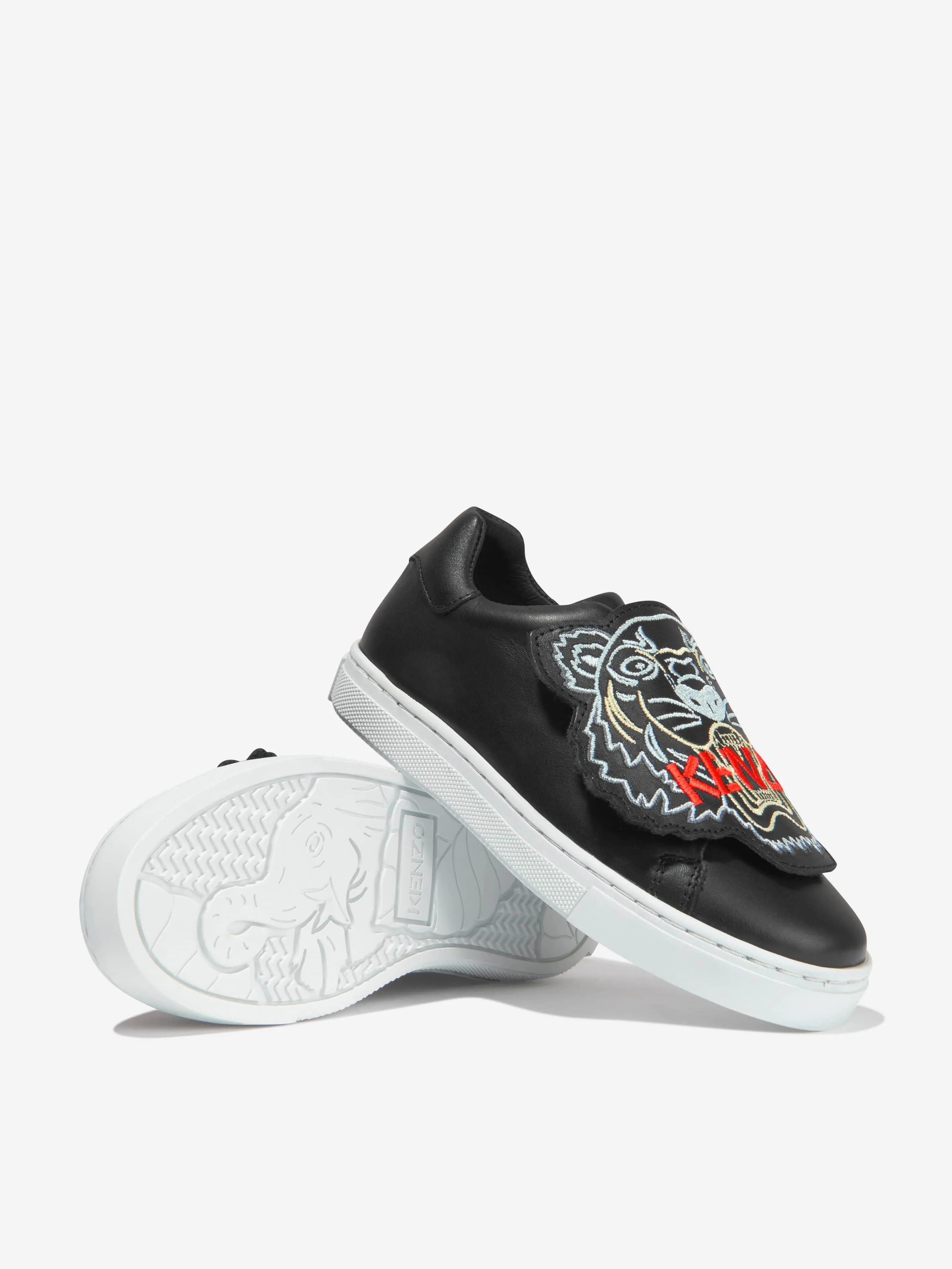 KENZO Unisex Leather Tiger Trainers