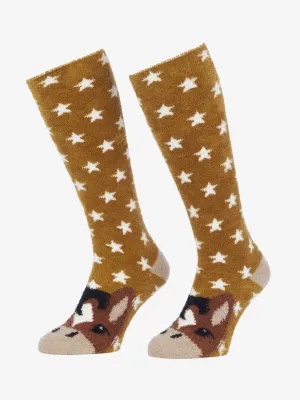 LeMieux Fluffy Junior Socks Chancer