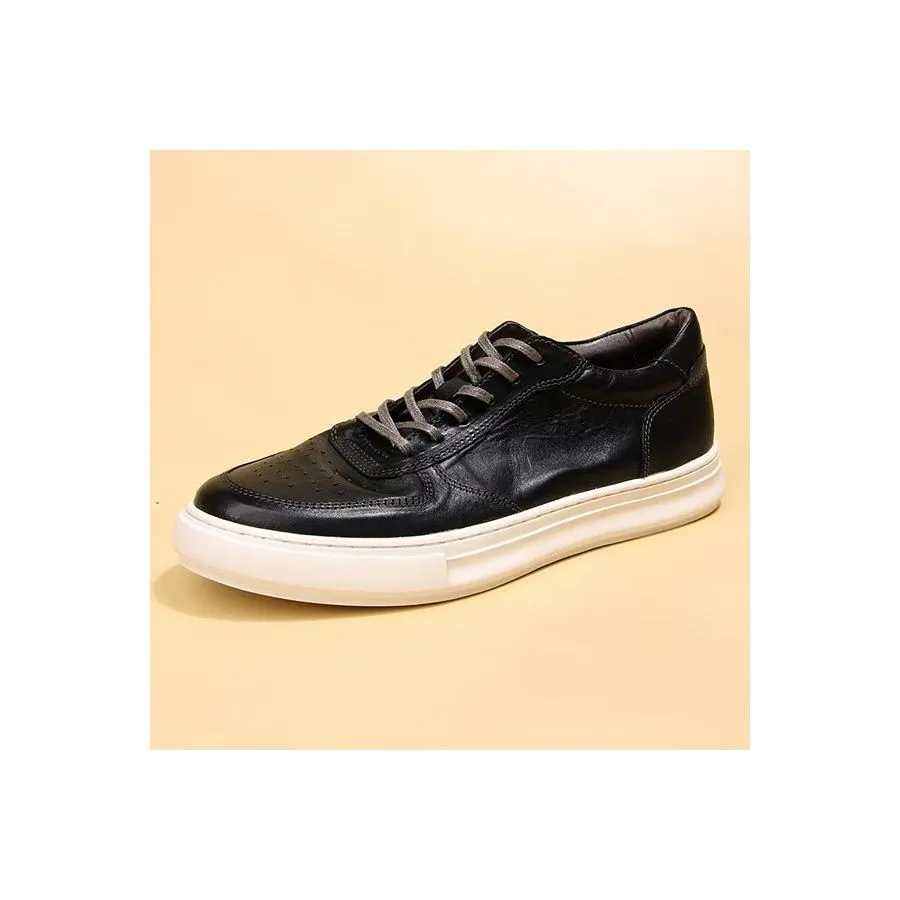 LuxeLeather Lavish High Top Fashion Sneakers