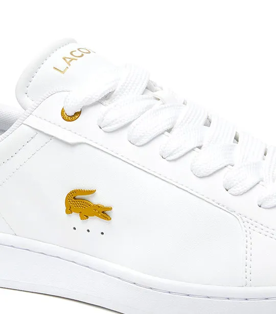 Men’s Carnaby Gold Croc Leather Sneakers White/Gold