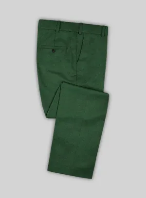 Napolean Yale Green Wool Pants