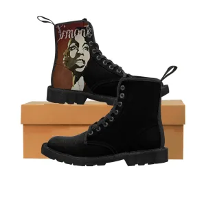 Nina Simone Men's Canvas Boots by Insignia