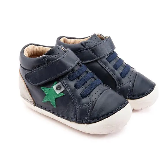 Old Soles #4051 Champster Pave Navy / Gris / Neon Green