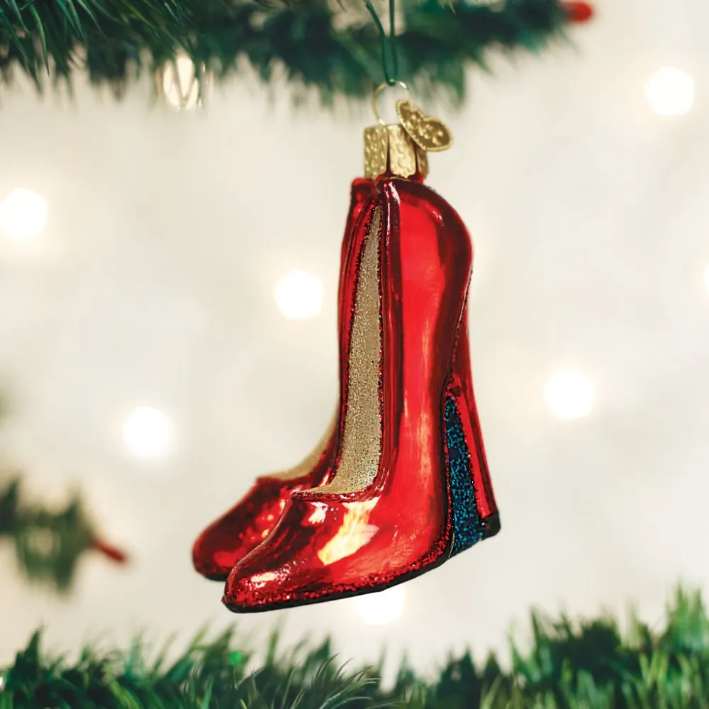 Old World Christmas Glamour Heels Ornament