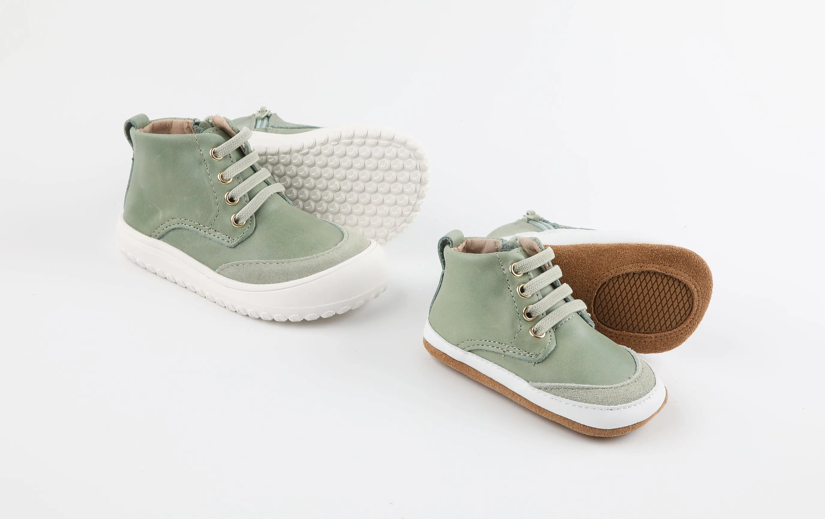 Play Perfect Avocado High Top {Premium Leather}