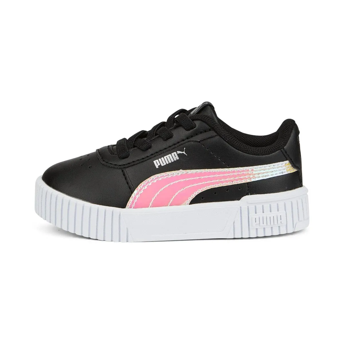 PUMA KIDS CARINA HALO BLACK/SILVER SHOE