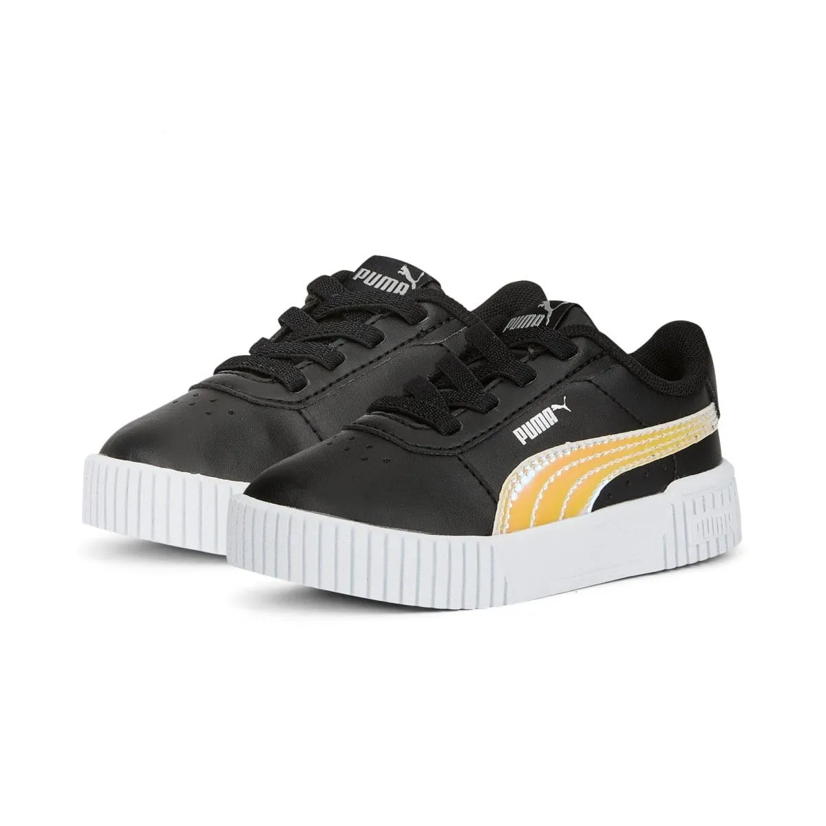 PUMA KIDS CARINA HALO BLACK/SILVER SHOE