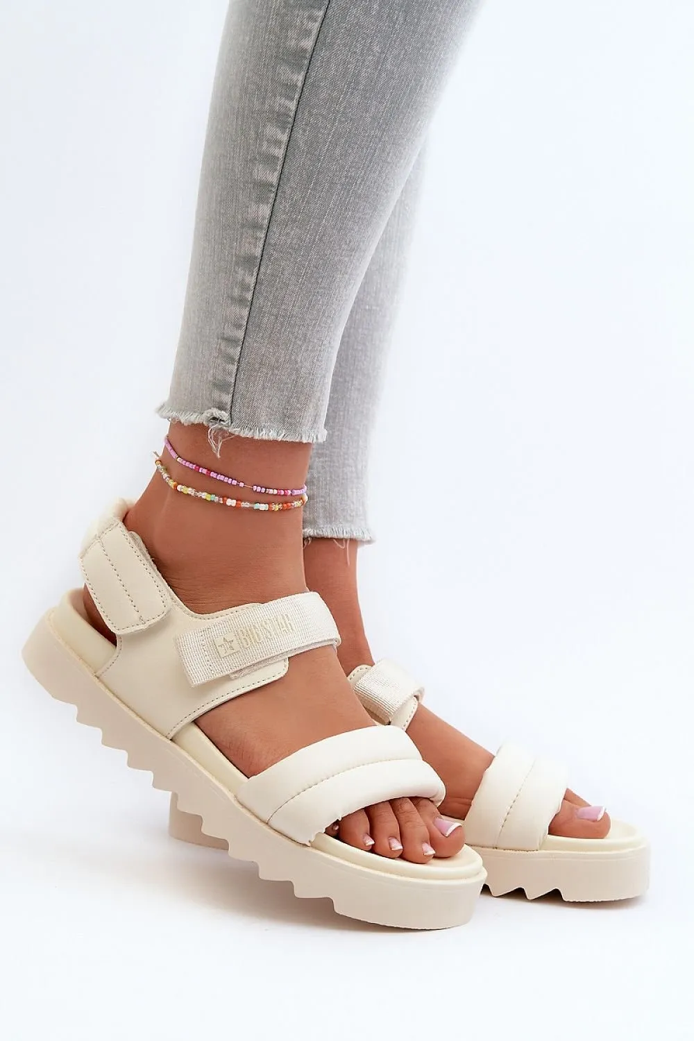 TEEK - Strappy Cush Sandals