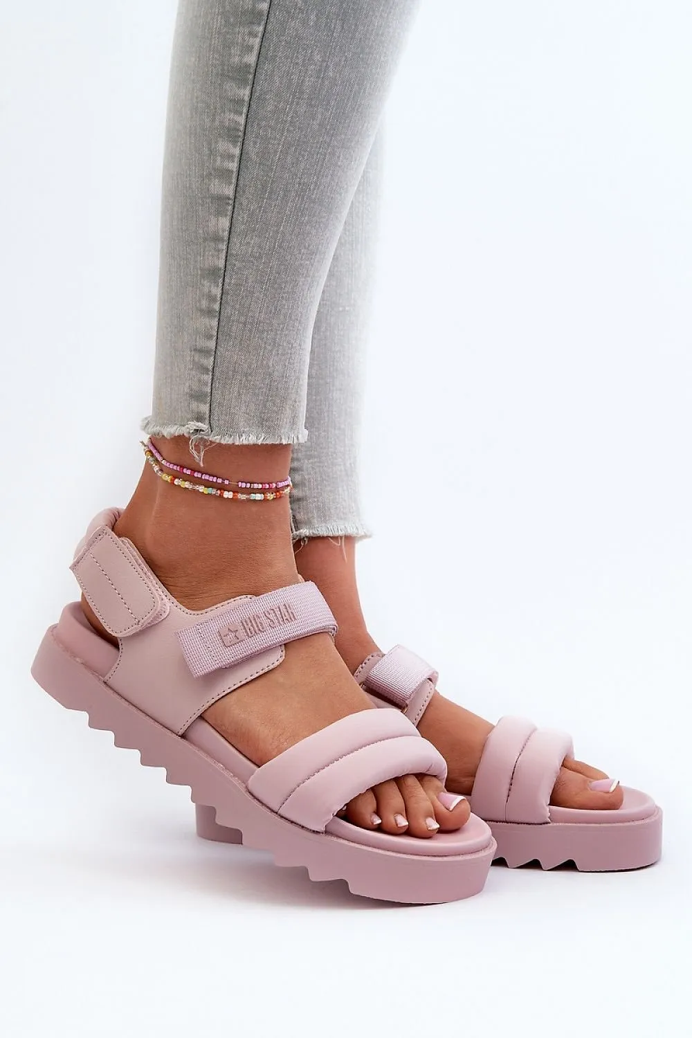 TEEK - Strappy Cush Sandals