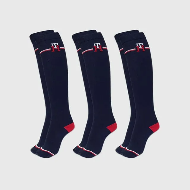 Tommy Hilfiger Berkeley Riding Socks - Desert Sky